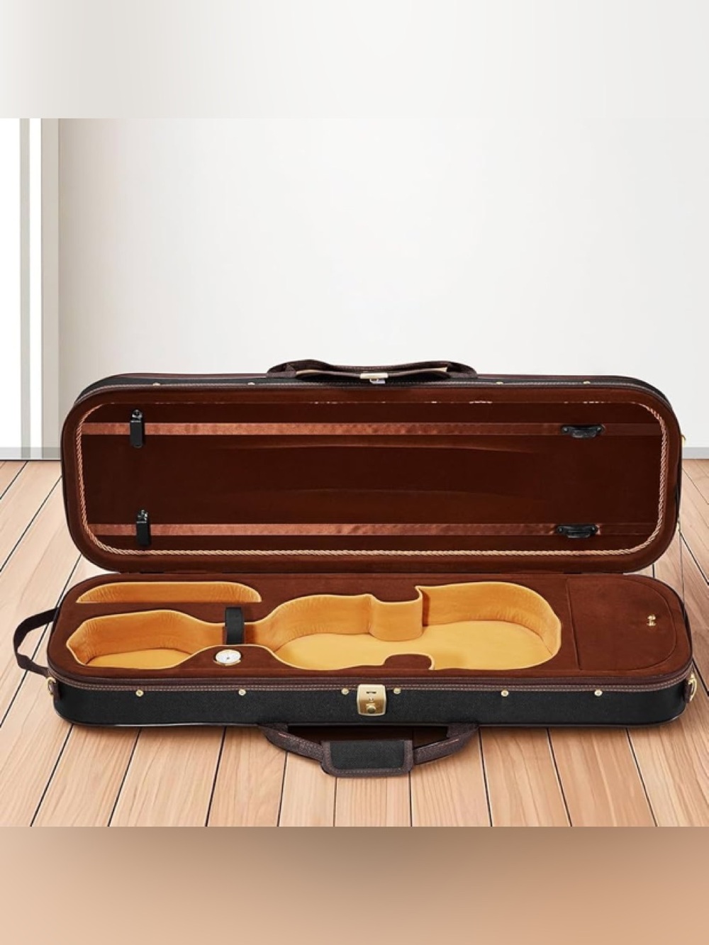 VEVOR 4/4 Full Size Violin Case, Built-in Hygrometer, New with tag and key. - Picture 9 of 16